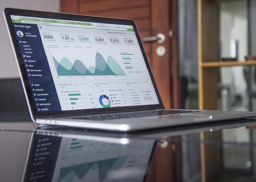 Data charts and reporting analytics